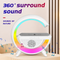 Multi-Function Bluetooth Speaker Lamp with Wireless Charging & RGB Light